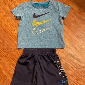 Nike 12M short sets. 7 outfits total.